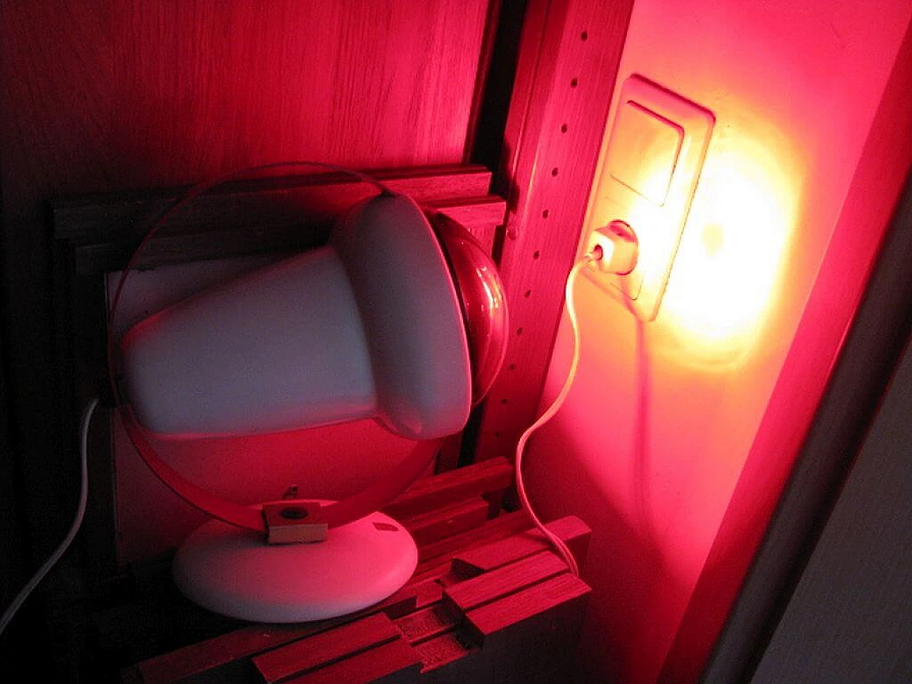 Infraphil table lamp in aluminum by Charlotte Perriand for Philips, 50s 1225125