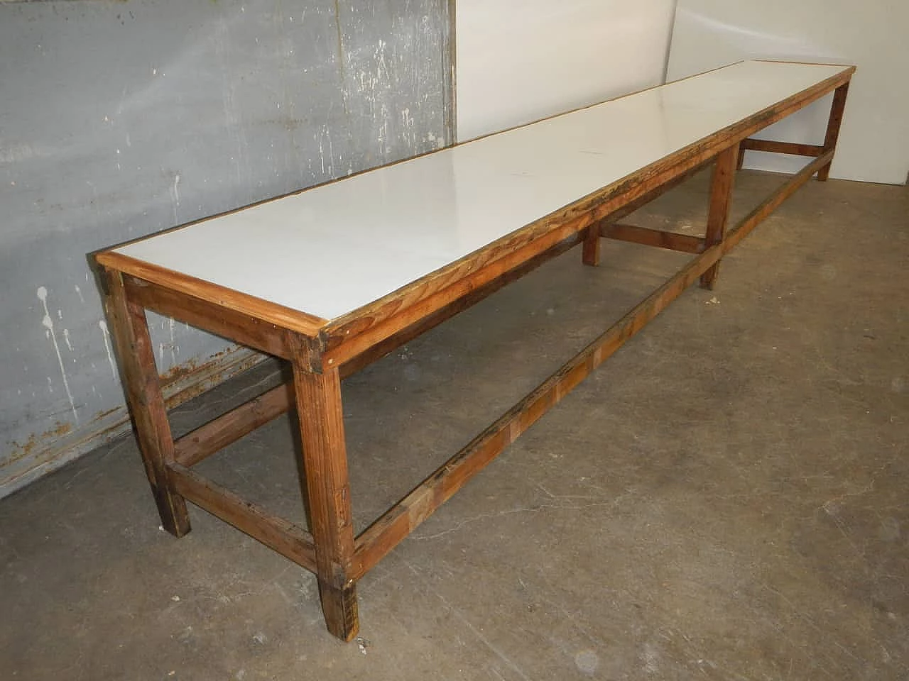 Spruce work table, 70s 1225657