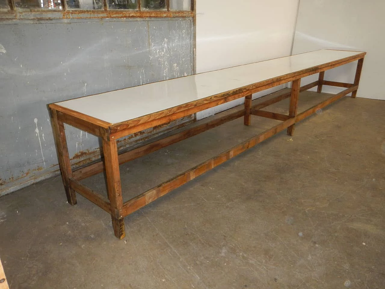 Spruce work table, 70s 1225658