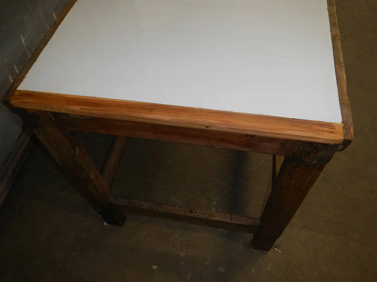 Spruce work table, 70s 1225660