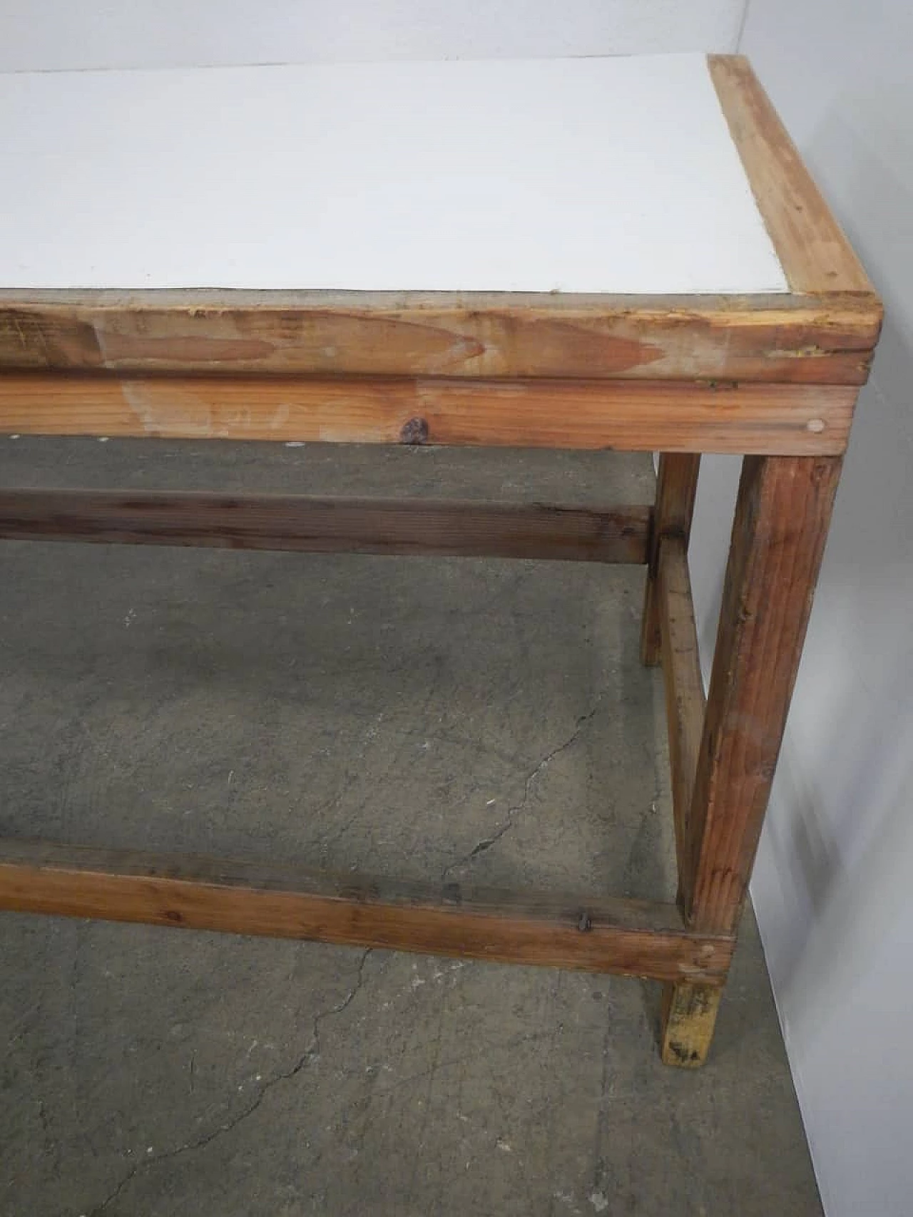 Spruce work table, 70s 1225661