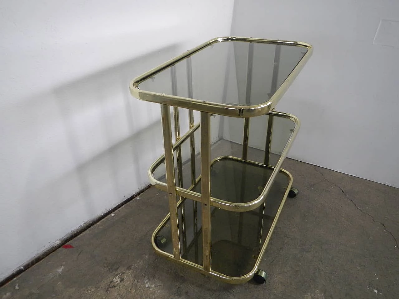 Carrello in metallo, anni '70 1225670