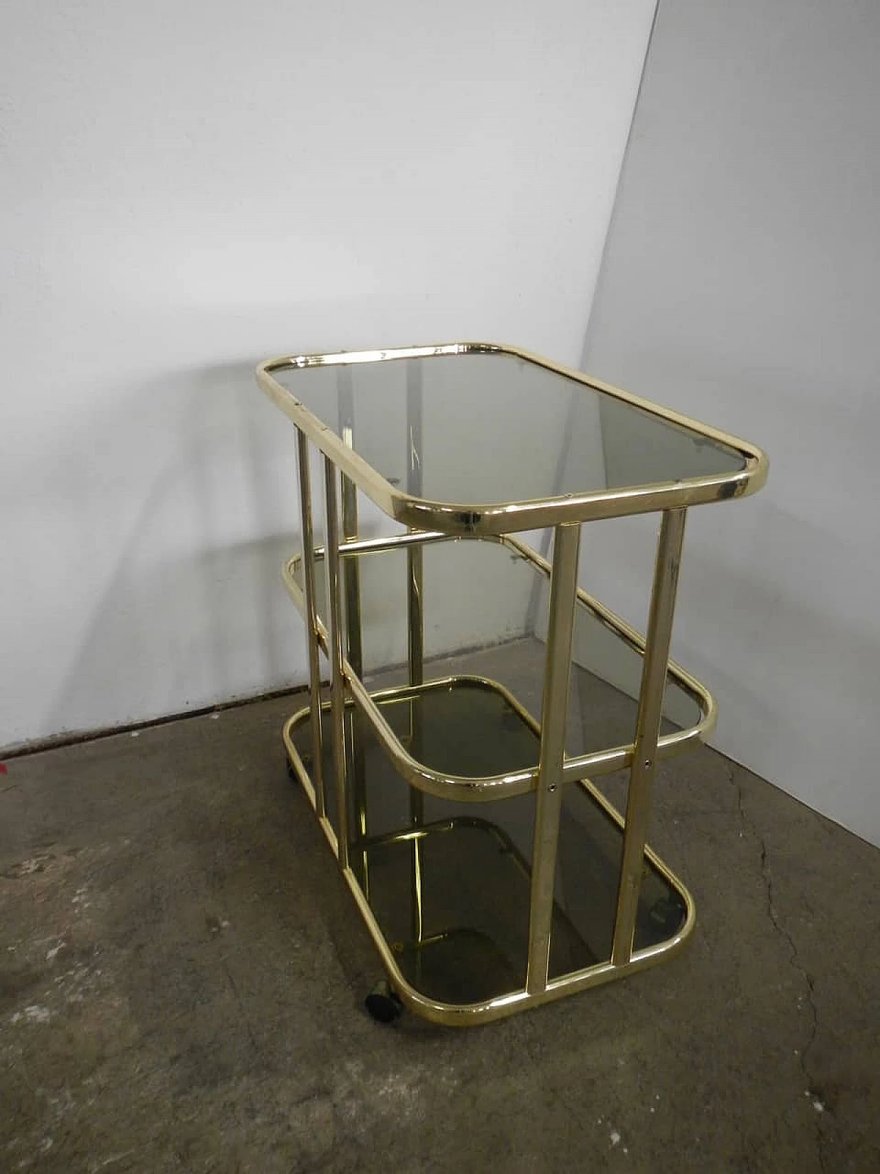 Carrello in metallo, anni '70 1225671