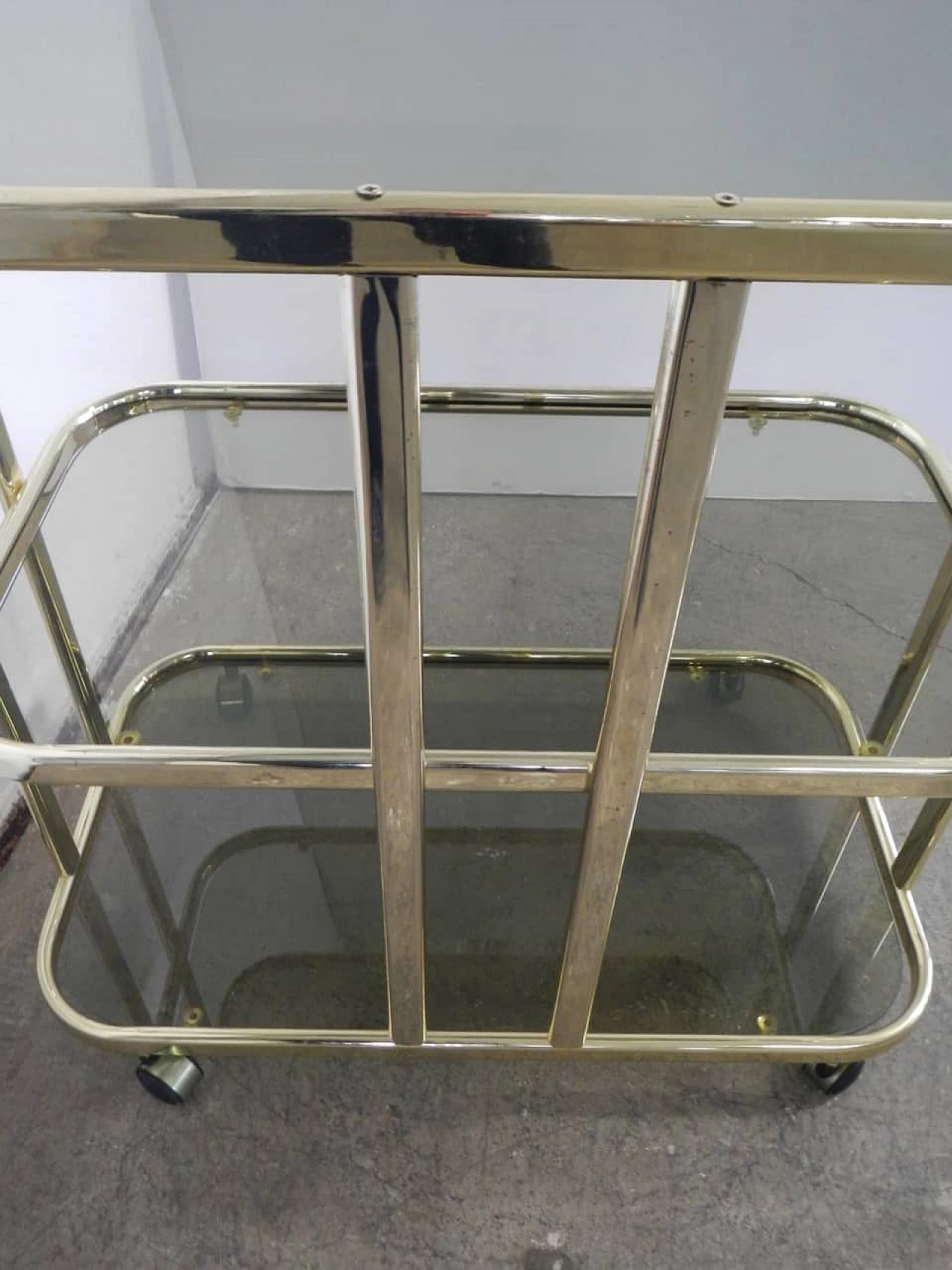 Carrello in metallo, anni '70 1225674