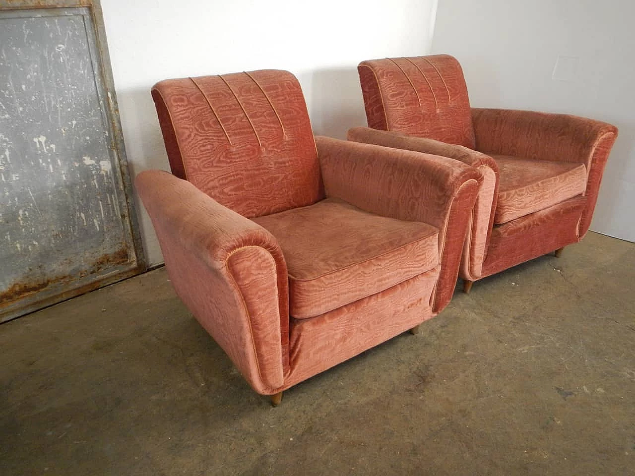 Pair of armchairs, 1950s 1225718
