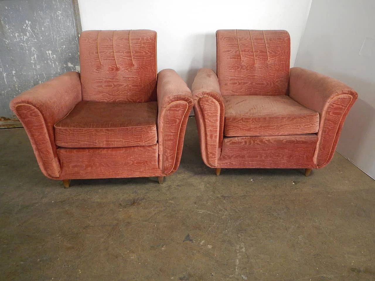 Pair of armchairs, 1950s 1225719