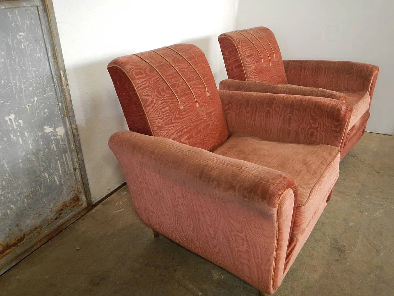 Pair of armchairs, 1950s 1225720