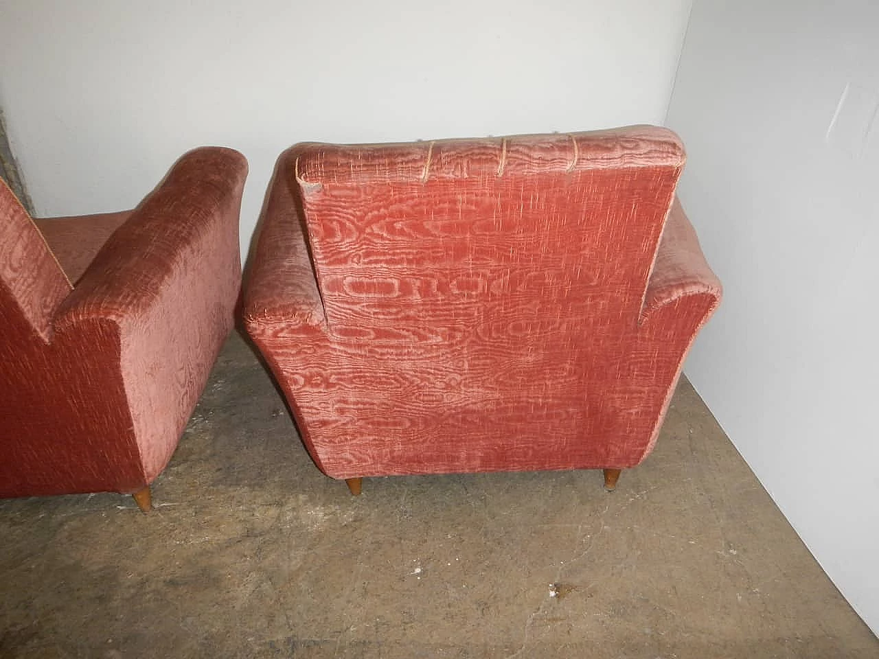 Pair of armchairs, 1950s 1225721