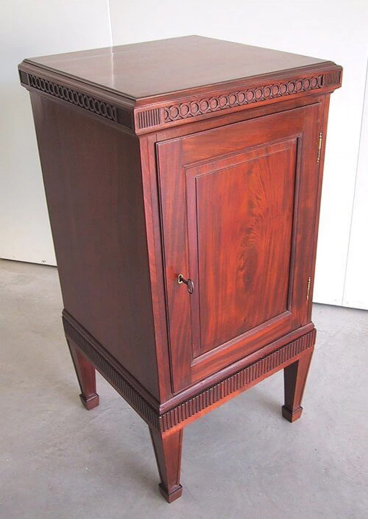 Credenza in mogano antica ad un'anta, inizio '800 1226103