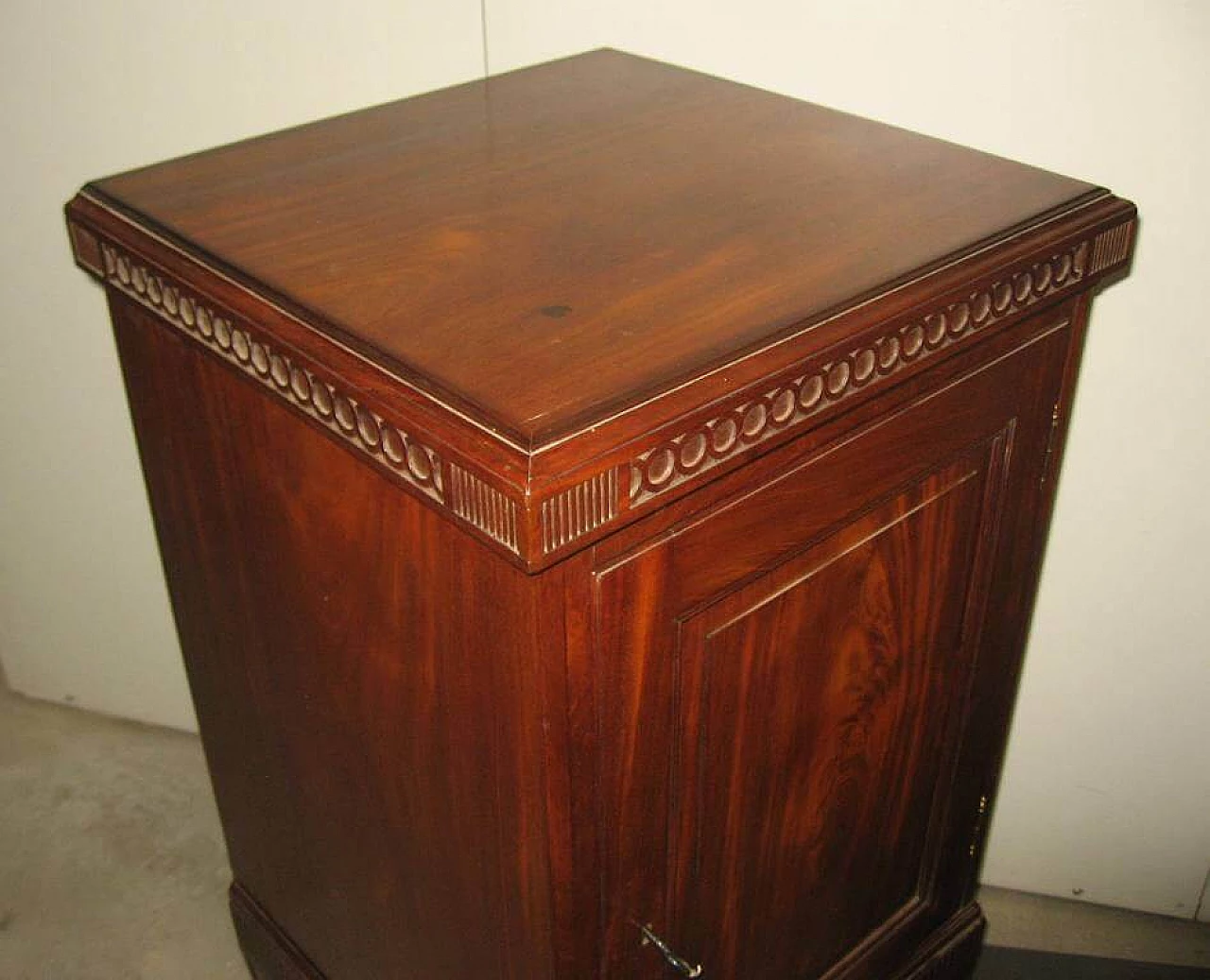 Credenza in mogano antica ad un'anta, inizio '800 1226106