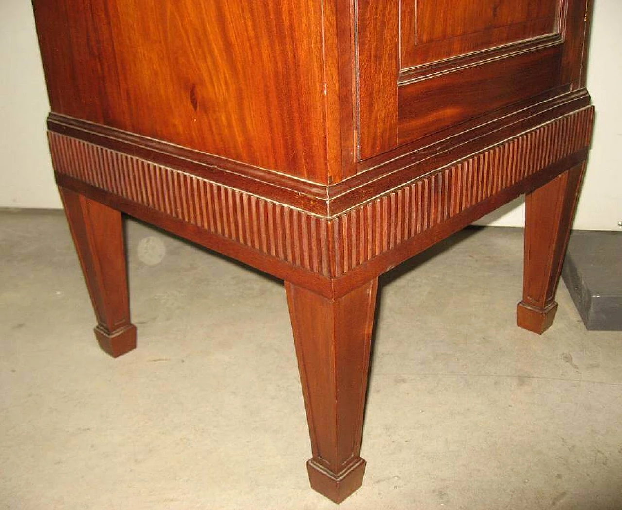 Credenza in mogano antica ad un'anta, inizio '800 1226109