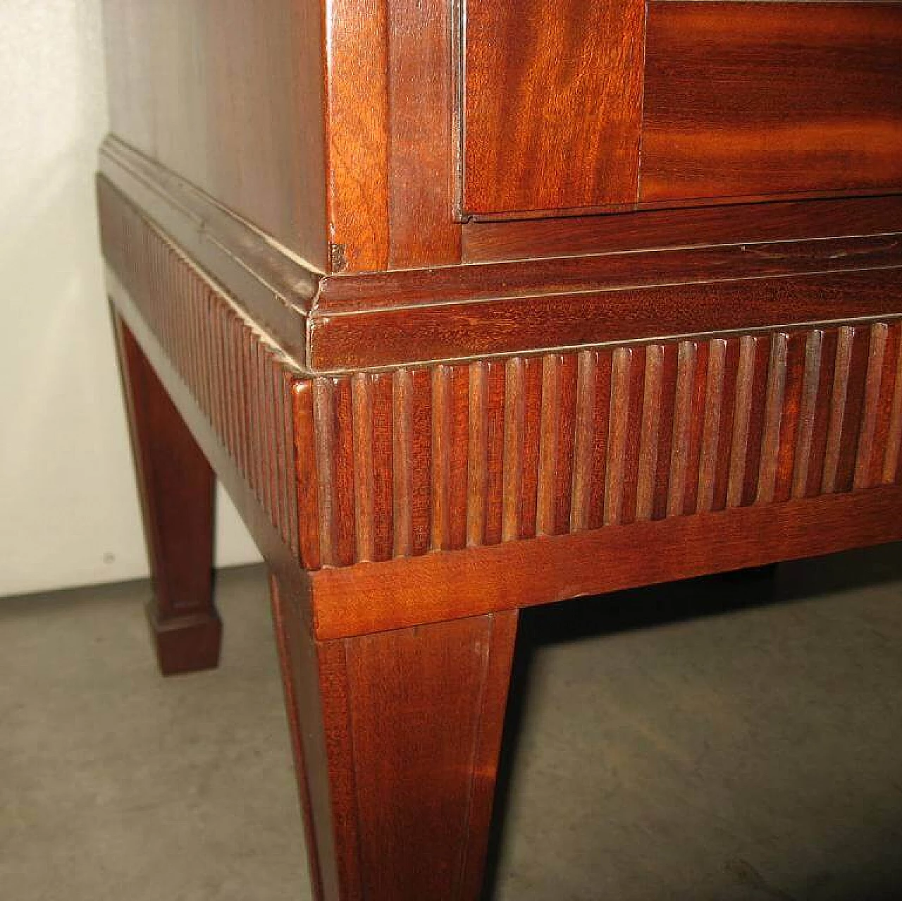 Credenza in mogano antica ad un'anta, inizio '800 1226110