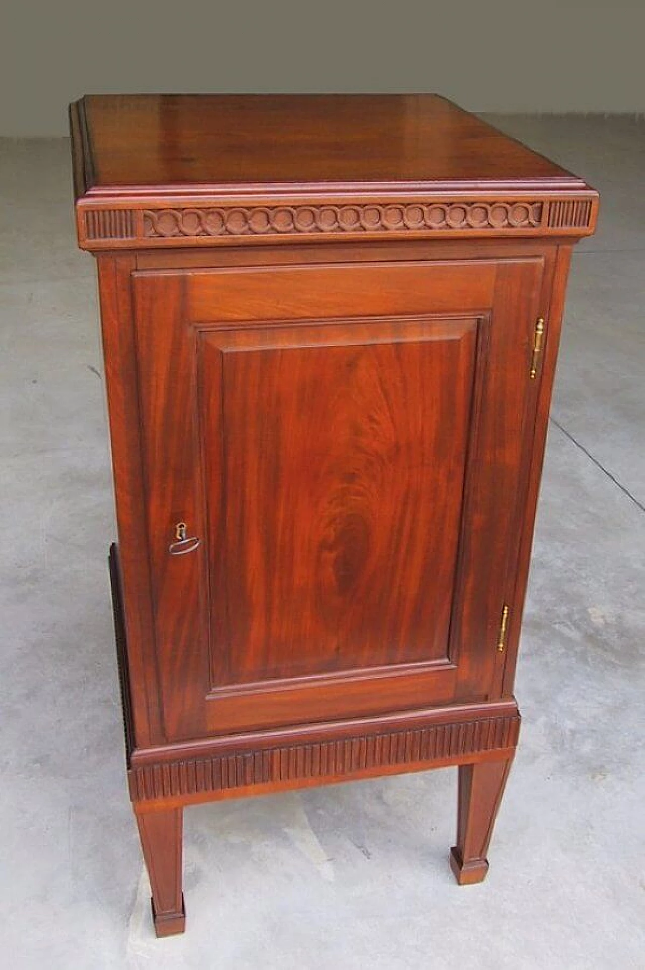 Credenza in mogano antica ad un'anta, inizio '800 1226113