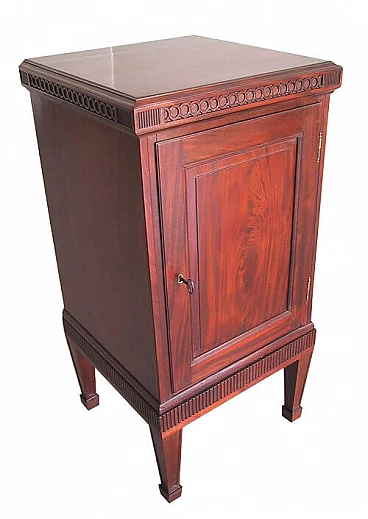 Antique mahogany sideboard with one door, early '800