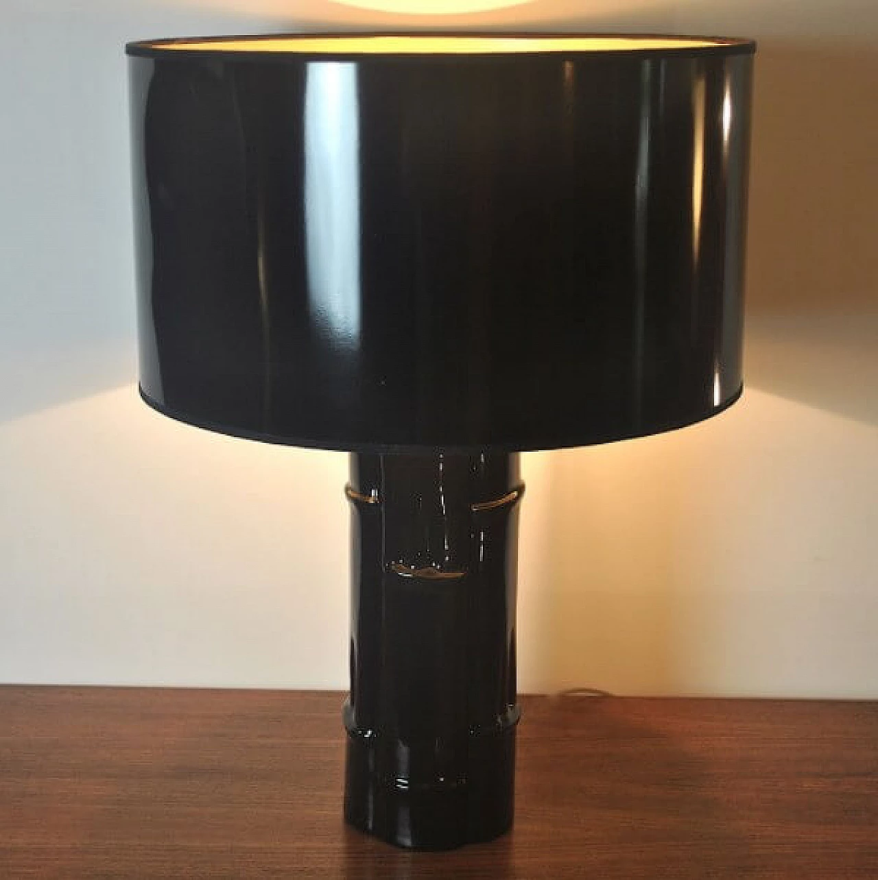 Lampada da tavolo in ceramica di Loffredo Ferdinando, anni '70 1226190