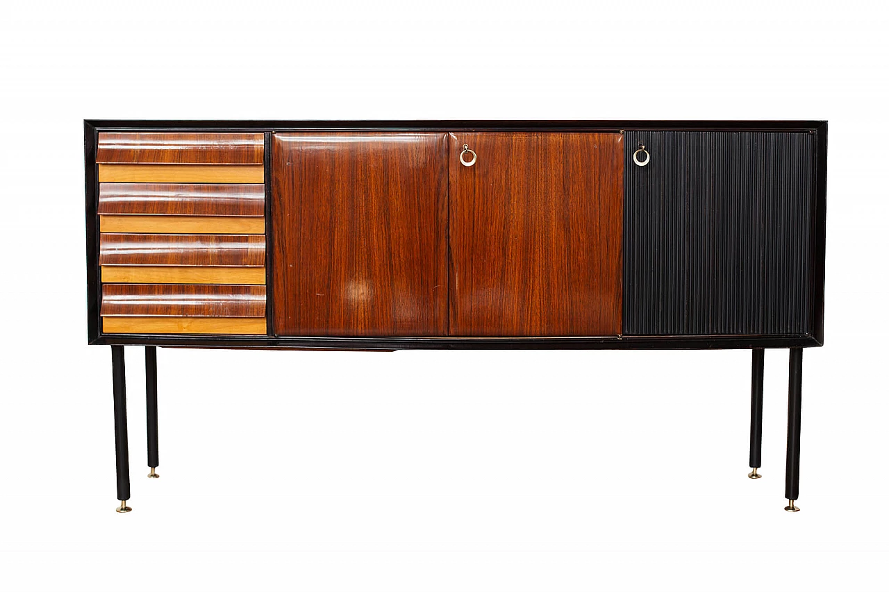 Sideboard in rosewood by Vittorio Dassi, 1950s 1226267