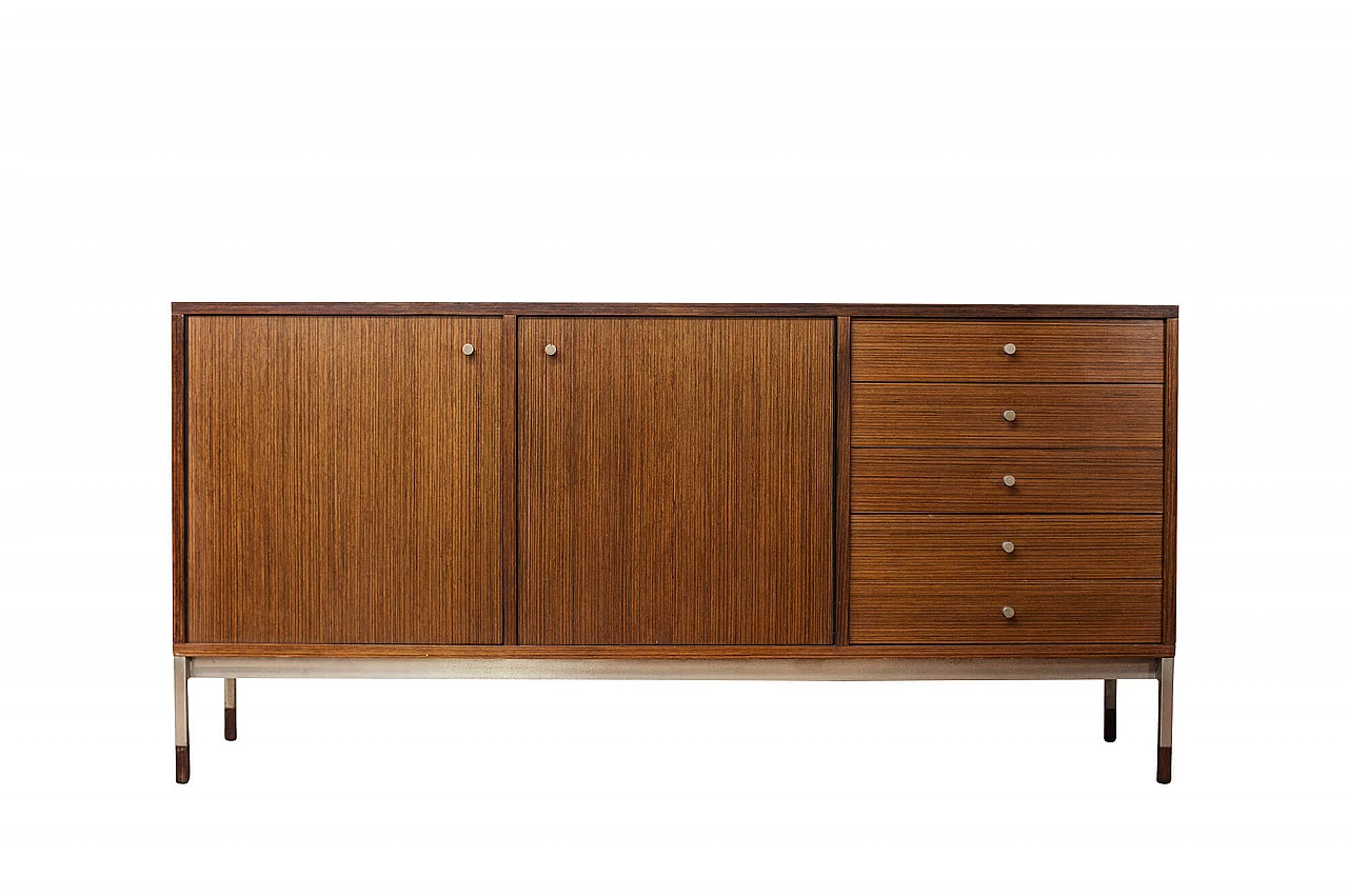 Center sideboard in rosewood, 60s 1226268