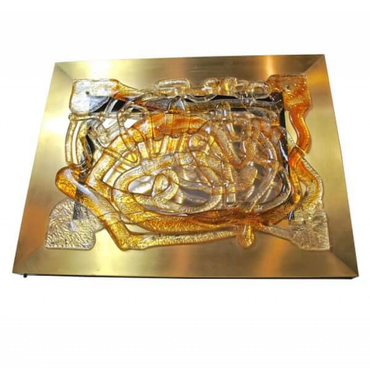 Wall lamp in aluminum by Angelo Brotto, 60s 1226461