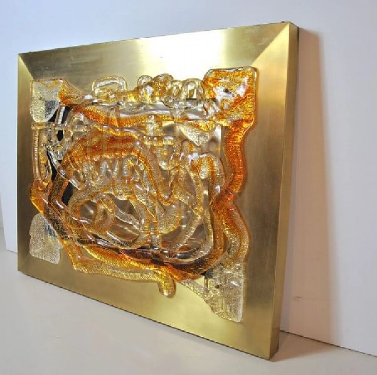 Wall lamp in aluminum by Angelo Brotto, 60s 1226462