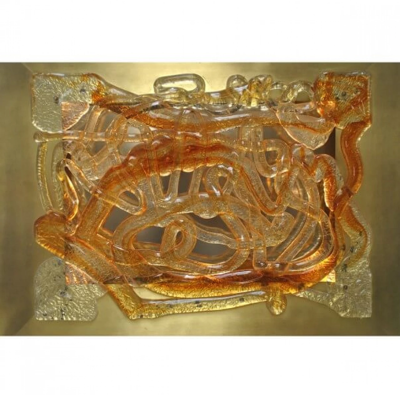 Wall lamp in aluminum by Angelo Brotto, 60s 1226463