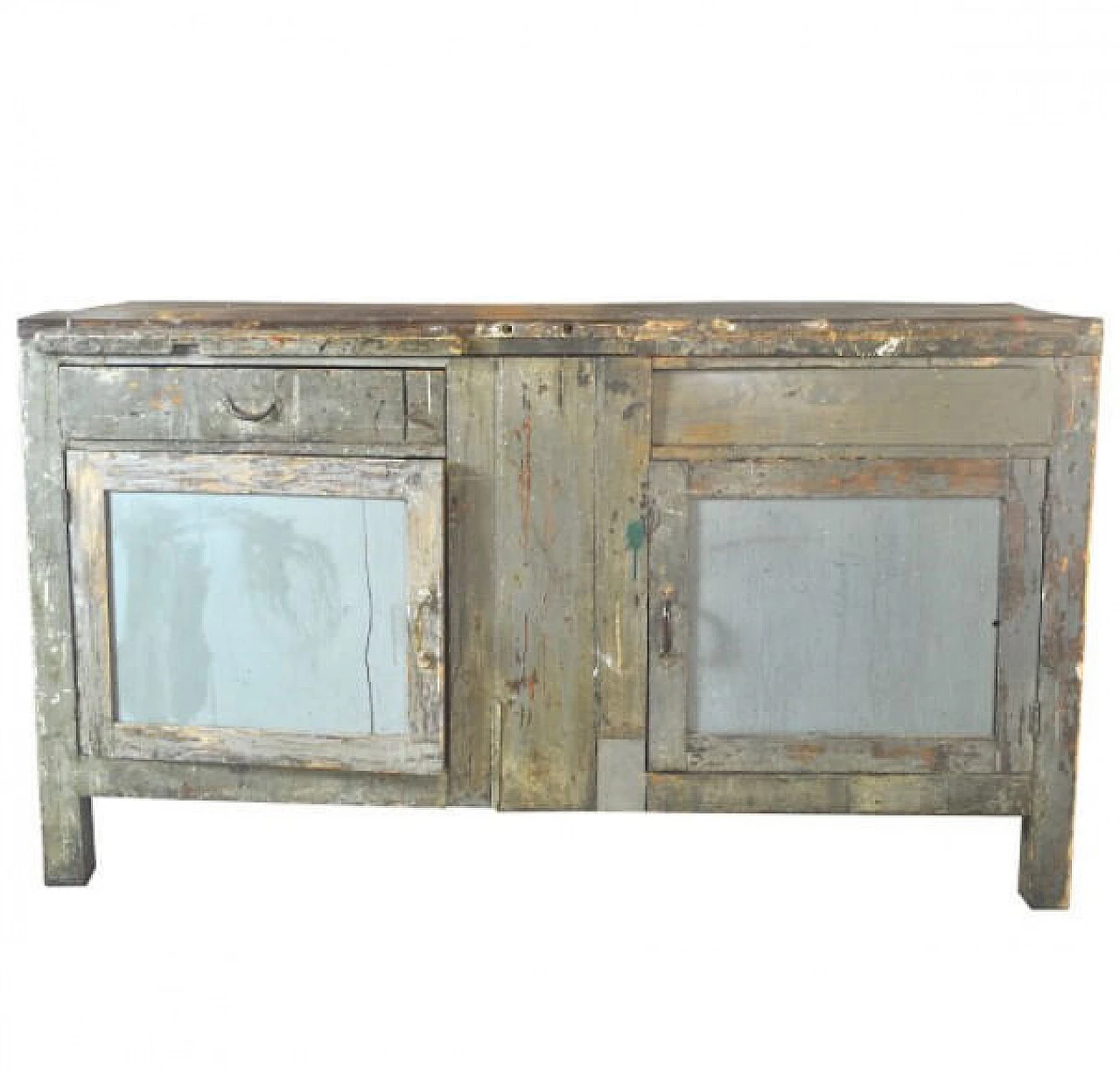 Industrial wooden workbench, 30s 1226470