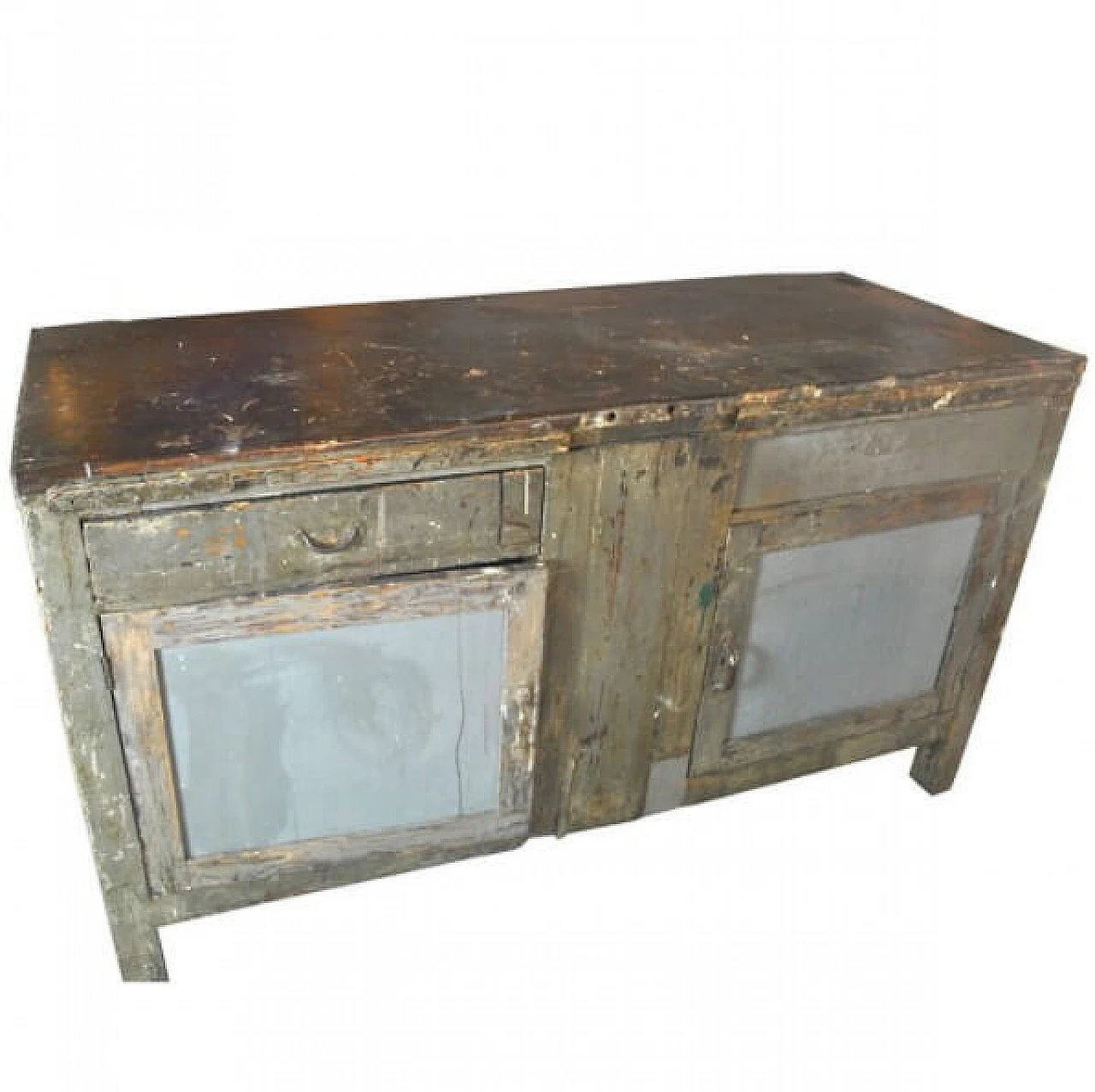 Industrial wooden workbench, 30s 1226473