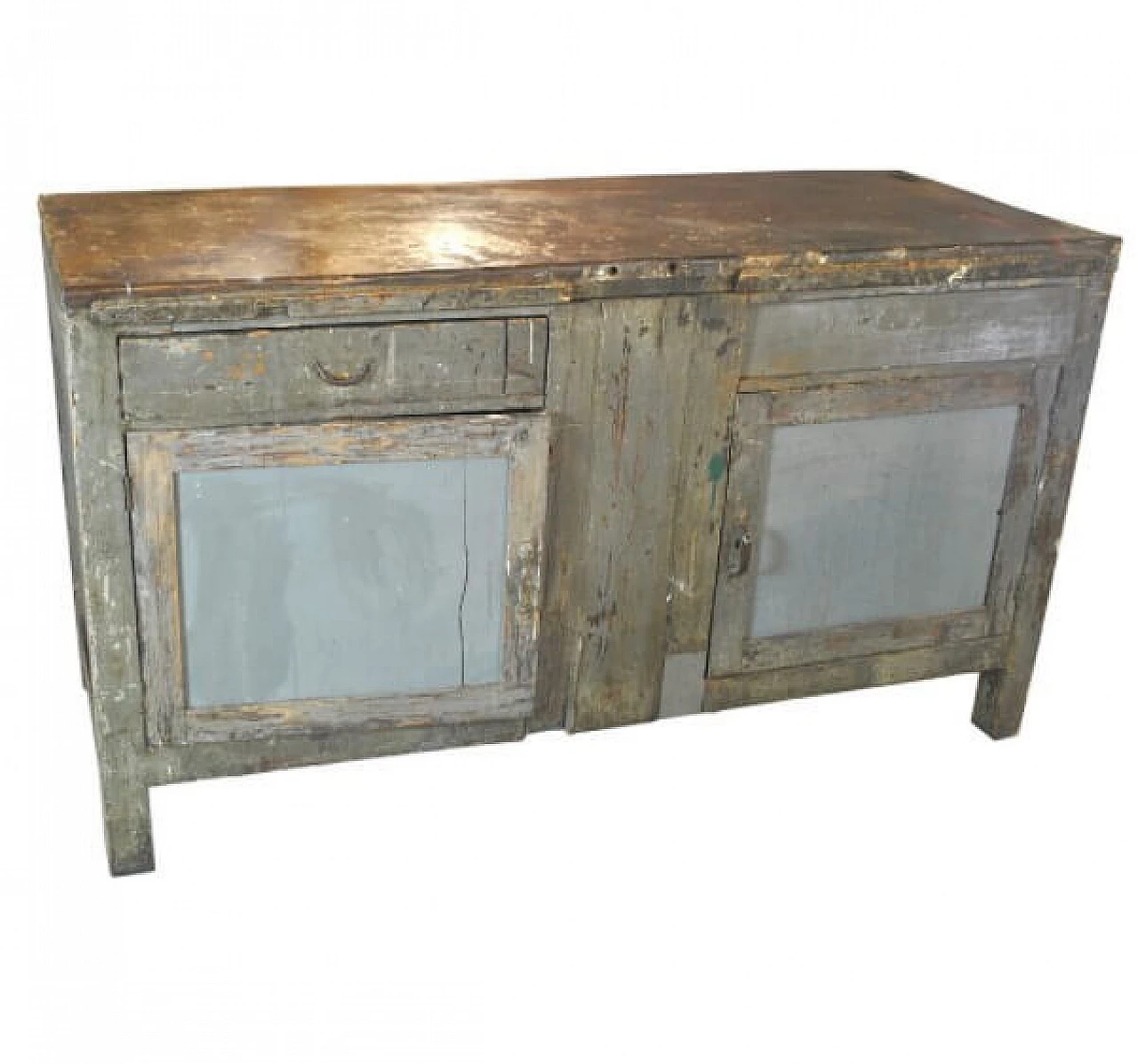 Industrial wooden workbench, 30s 1226474