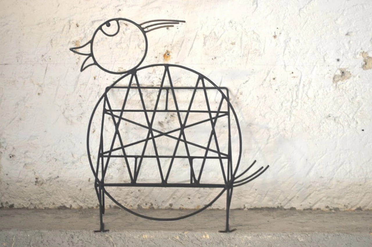 Iron magazine rack, 30s 1226484