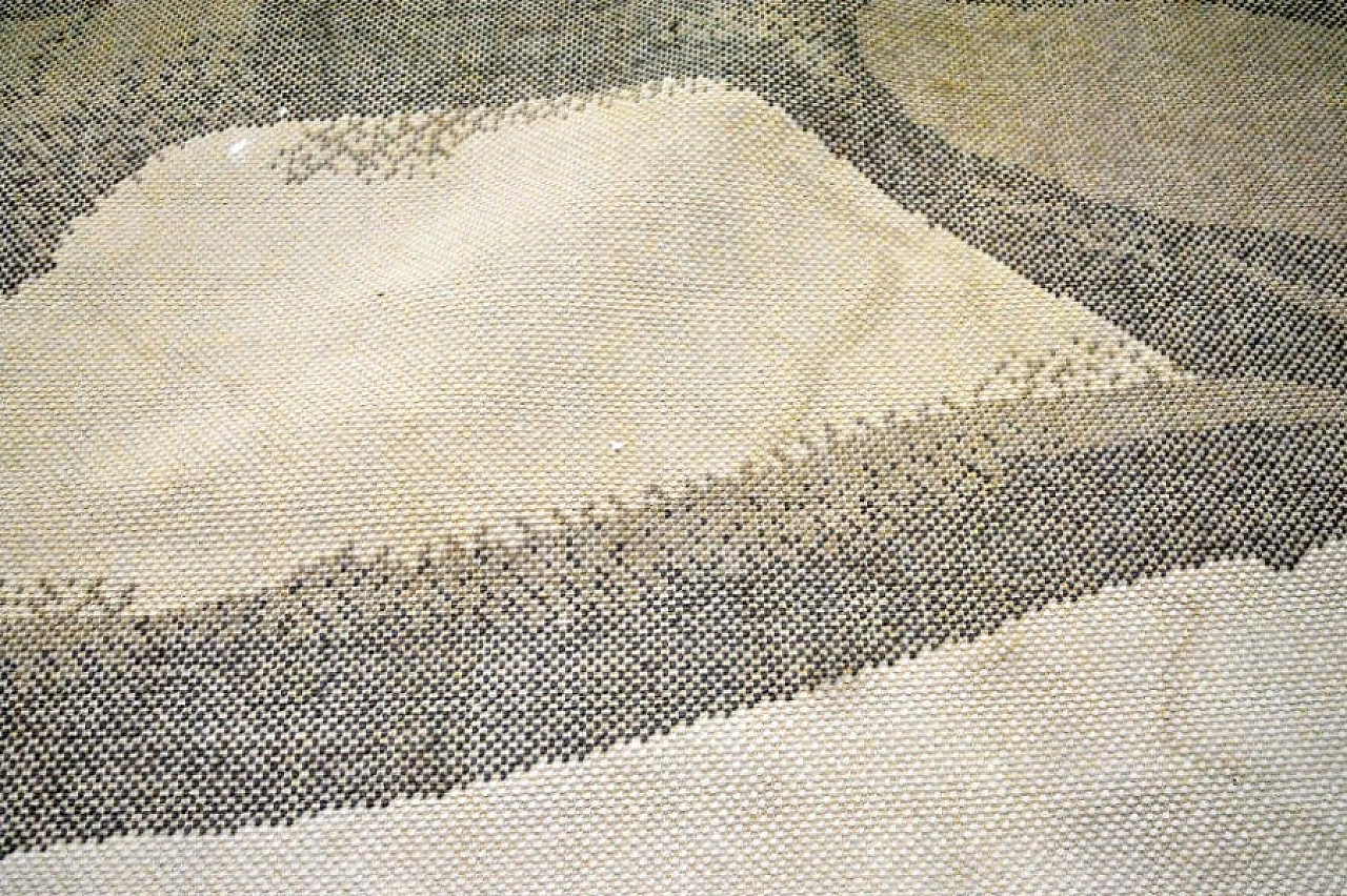 Rectangular wool rug, 70s 1226622