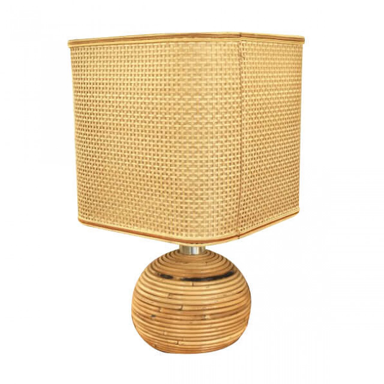 Wicker table lamp, 60s 1226704