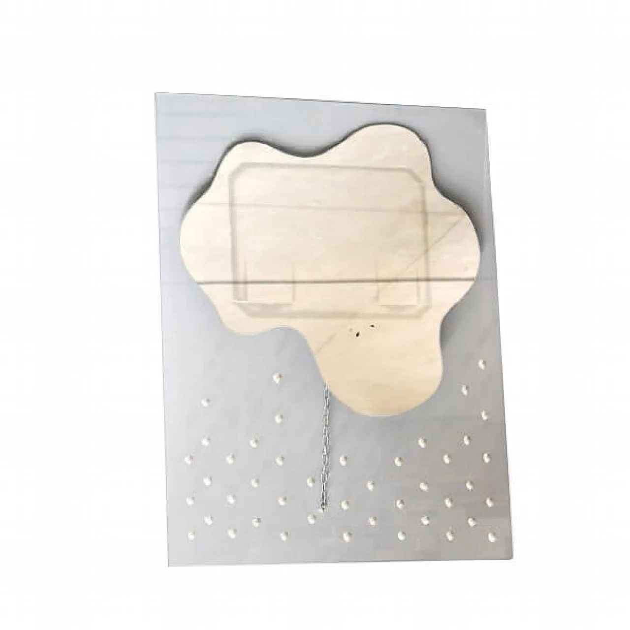 Specchio modello Pozzanghera di Raimondi per Cristal Art, anni '80 1227013