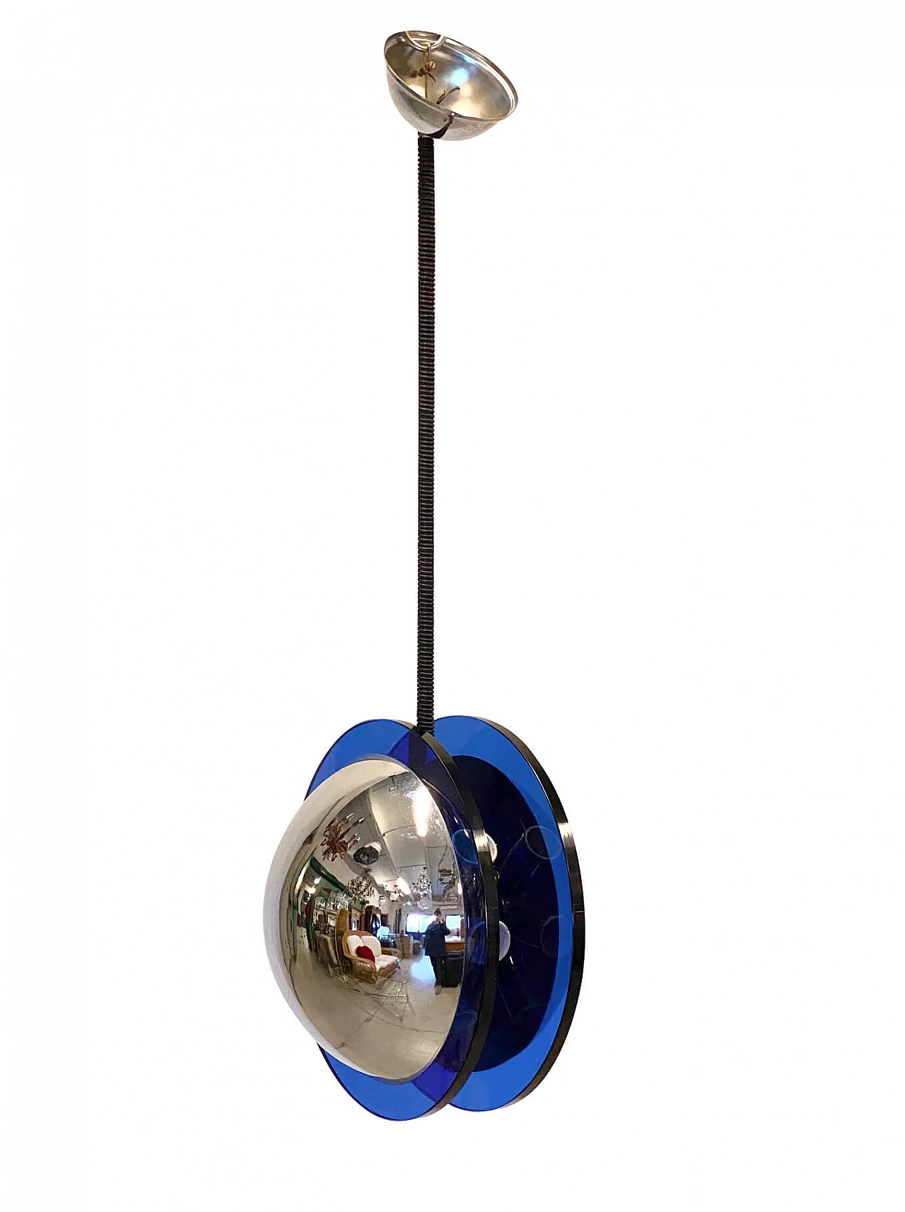 Space Age chandelier by Cristal Art, 70s 1227509