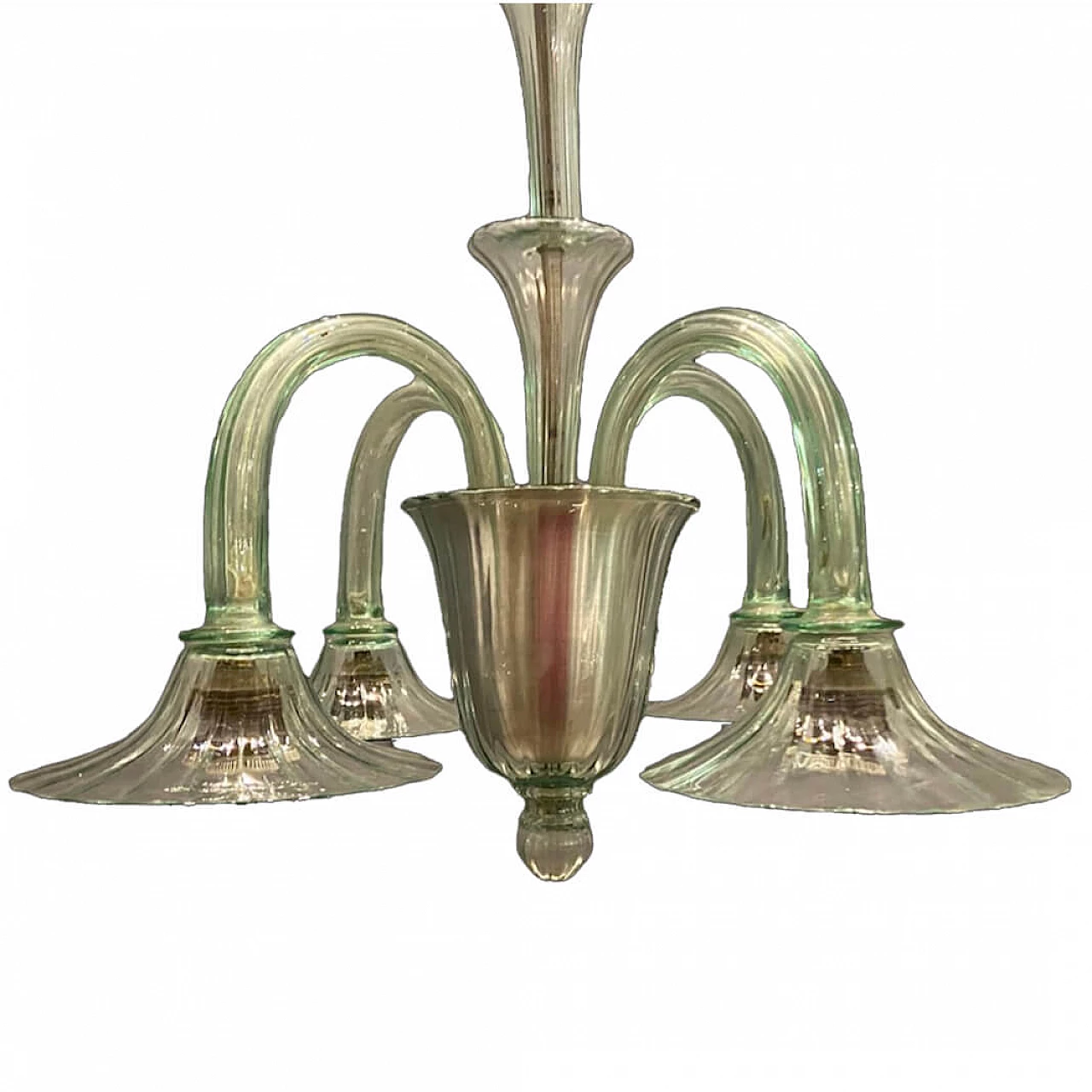 Lampadario in vetro di Murano di Paolo Venini, anni '40 1227572