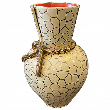 Ceramic vase by Rometti, 50s