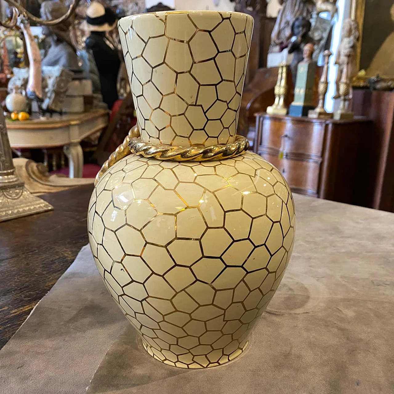 Ceramic vase by Rometti, 50s 1227779