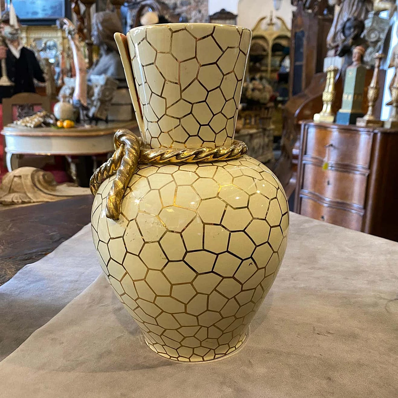Ceramic vase by Rometti, 50s 1227783