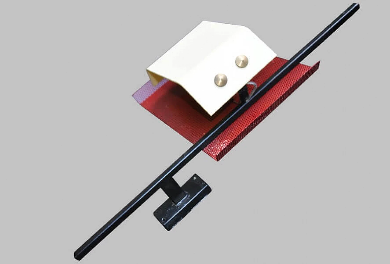 Wall lamp in brass and brass by Stilnovo, 60s 1228130