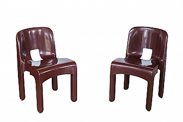 Pair of chairs 4867 Universal by Joe Colombo for Kartell, 1960s