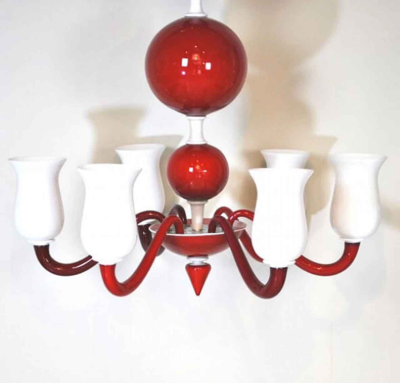 Chandelier in Murano glass by Paolo Venini, 60s 1228488