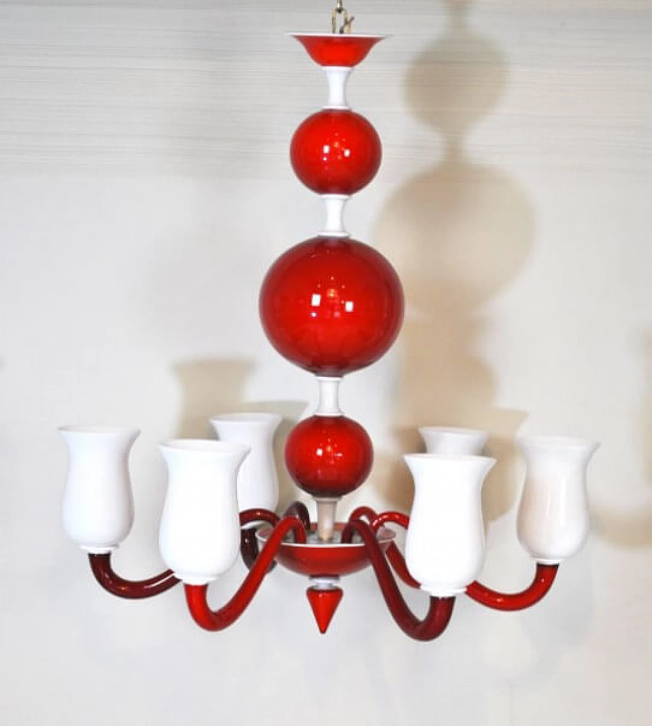 Chandelier in Murano glass by Paolo Venini, 60s 1228490