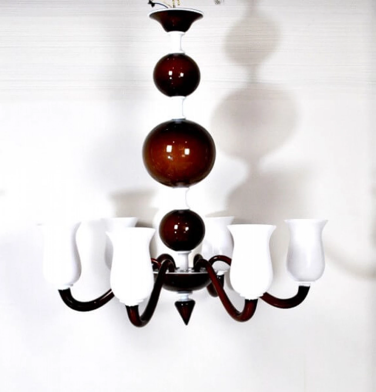 Chandelier in Murano glass by Paolo Venini, 60s 1228492