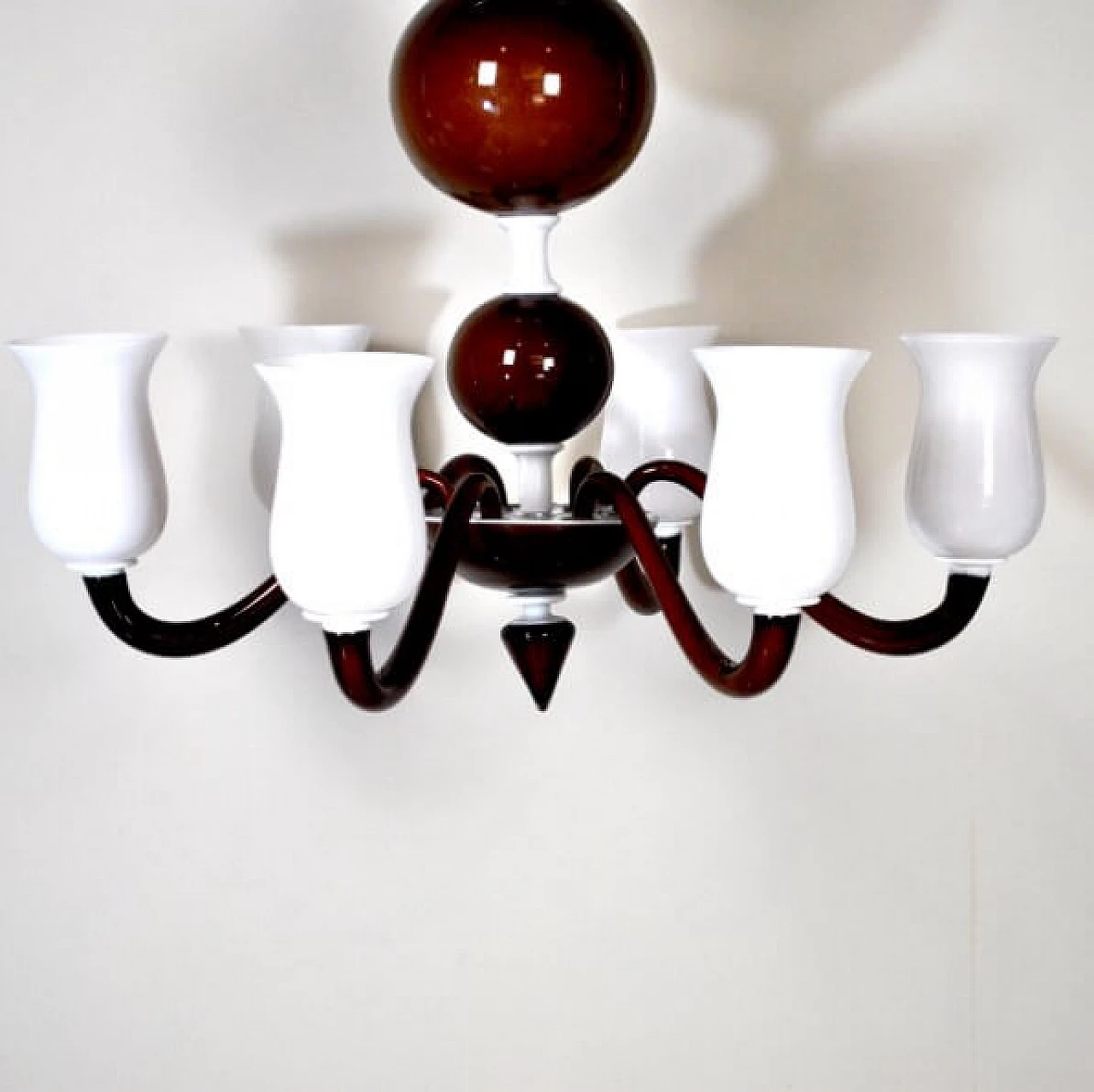 Chandelier in Murano glass by Paolo Venini, 60s 1228497