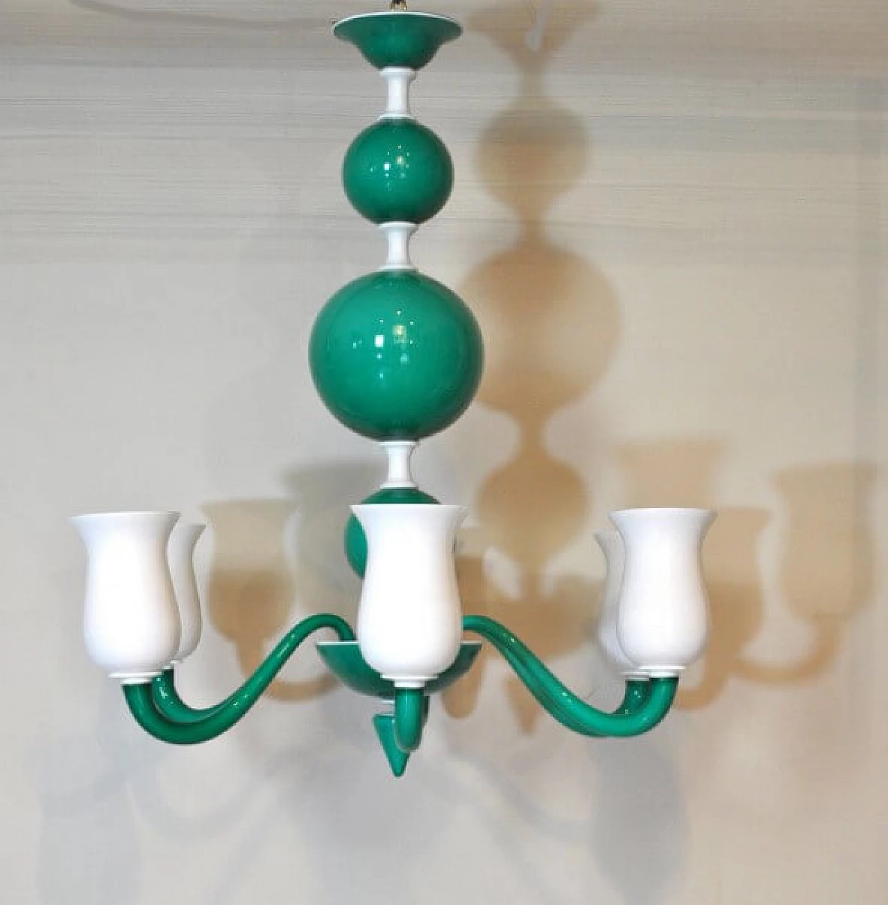 Chandelier in Murano glass by Paolo Venini, 60s 1228503