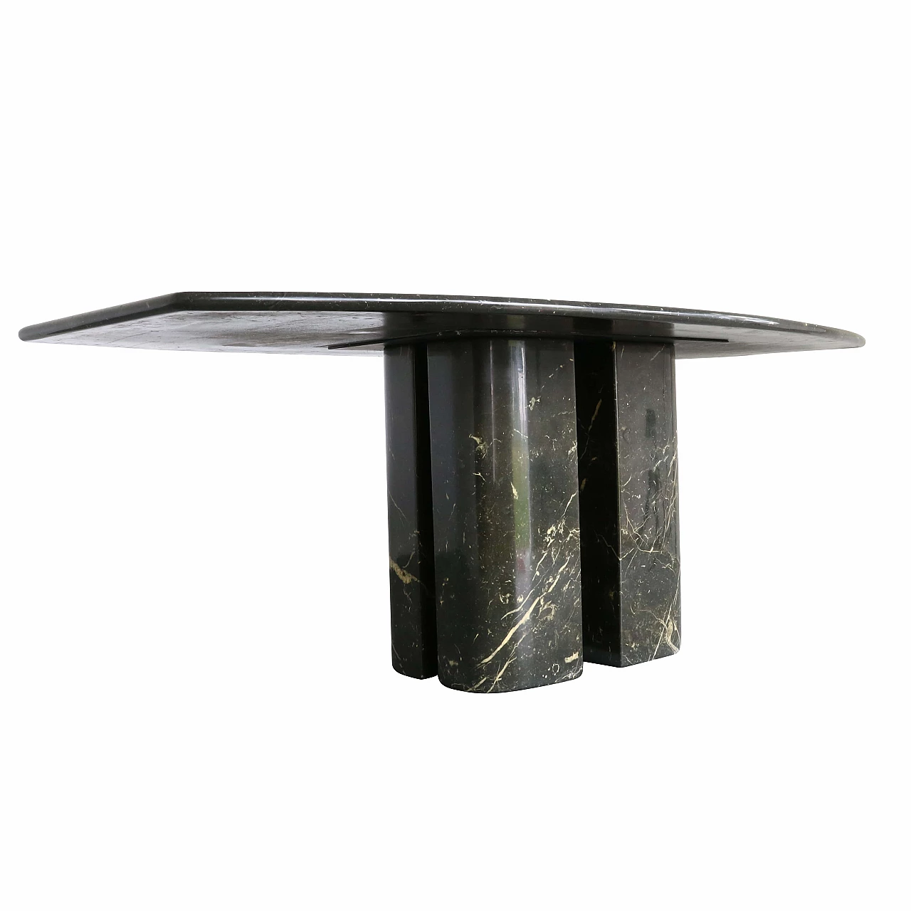Table in black marquinia marble Licurgo by Sala, 1985 1228769