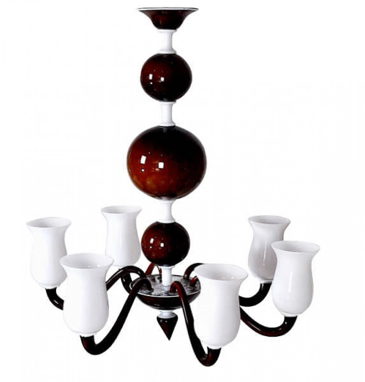 Chandelier in Murano glass by Paolo Venini, 60s 1228873