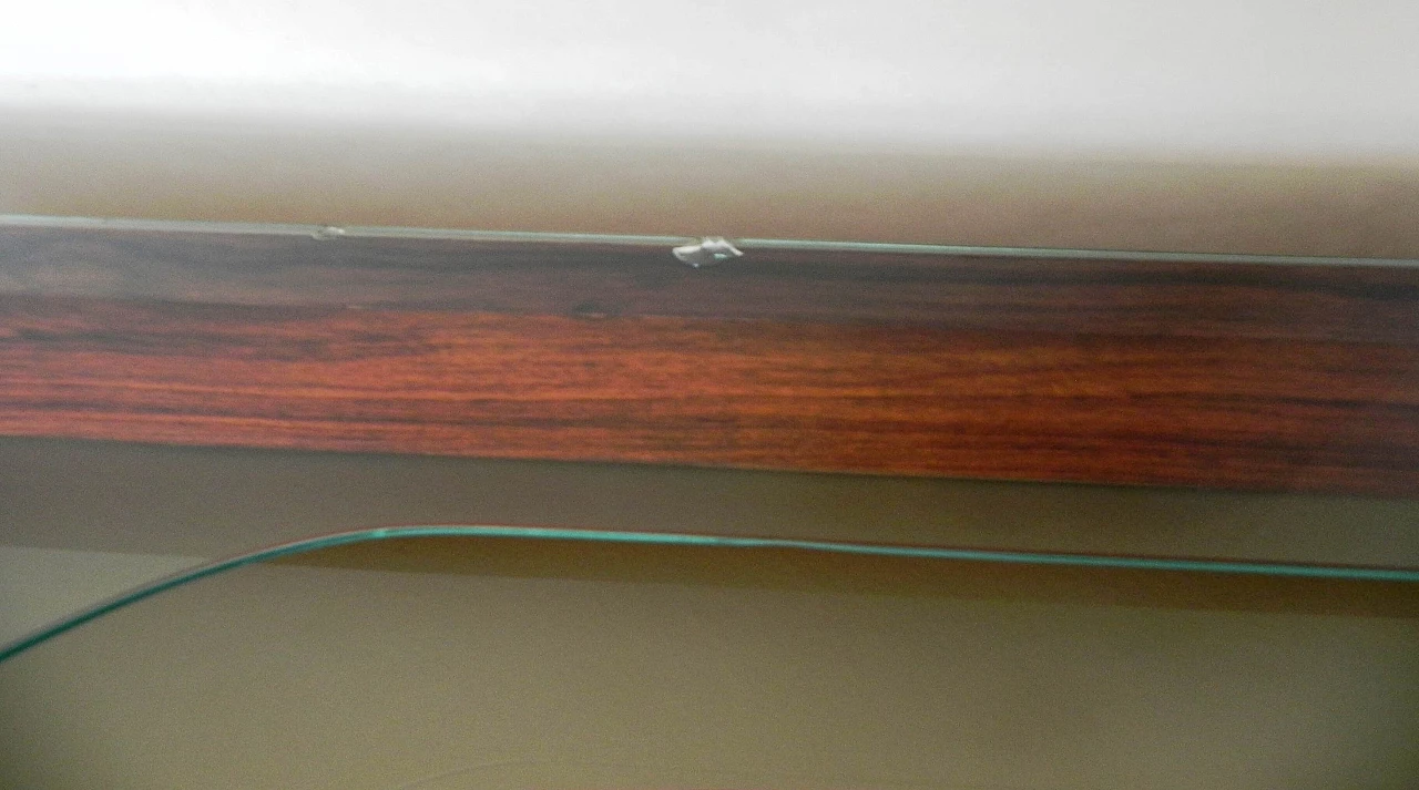 Cassettiera in piuma di mogano, anni '50 1228922