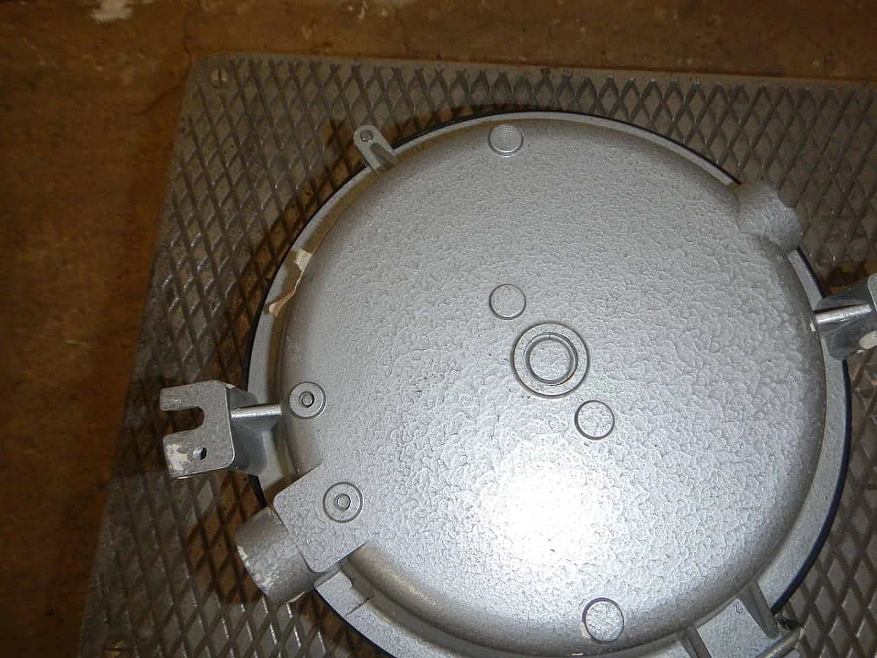 Outdoor wall lamp in aluminum and glass, 70s 1229057