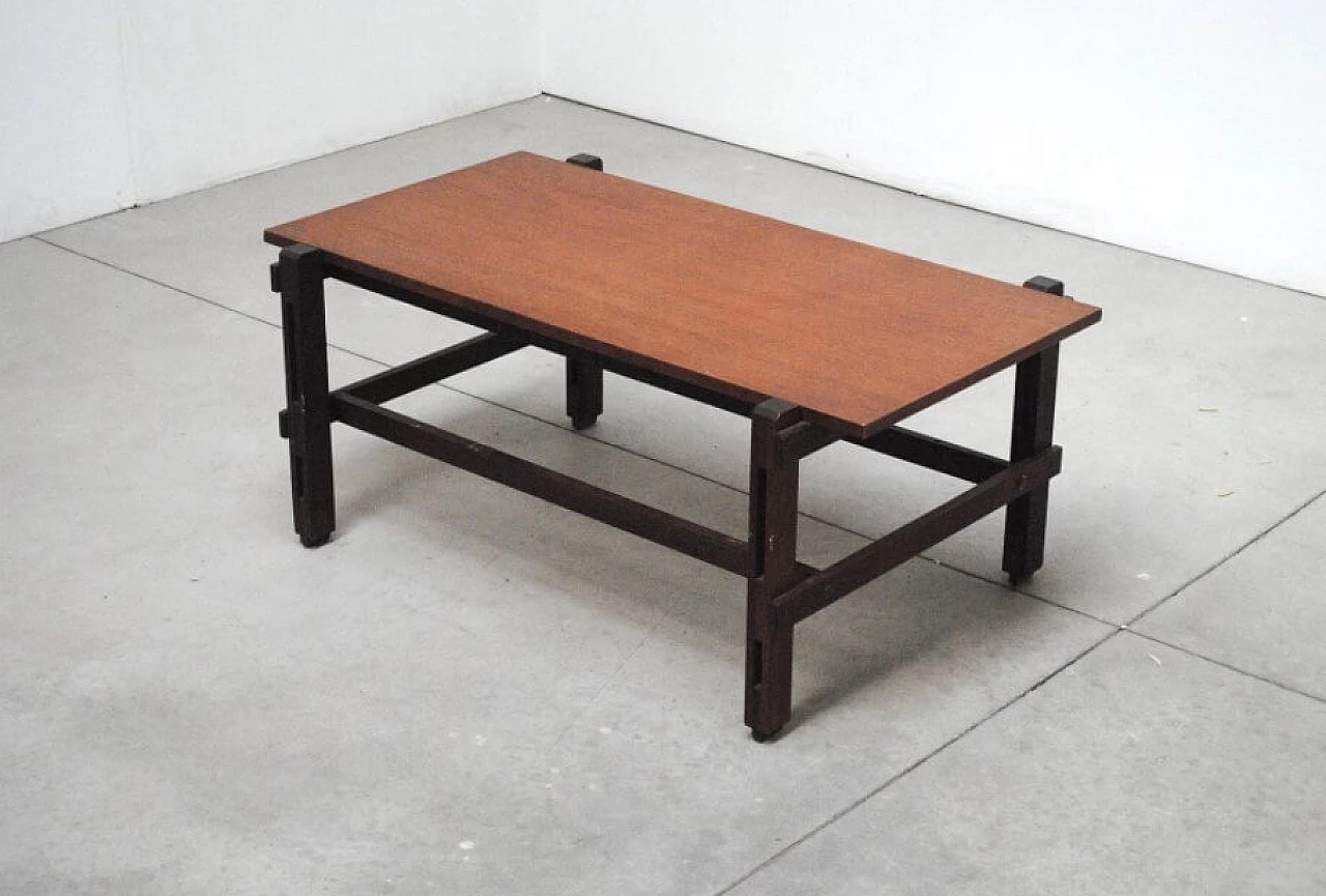 Wooden coffee table by Ico Parisi, 60s 1229555