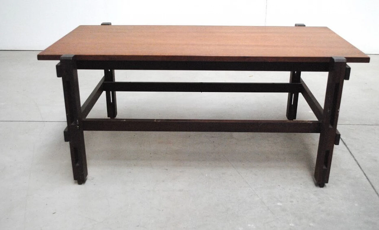 Wooden coffee table by Ico Parisi, 60s 1229556