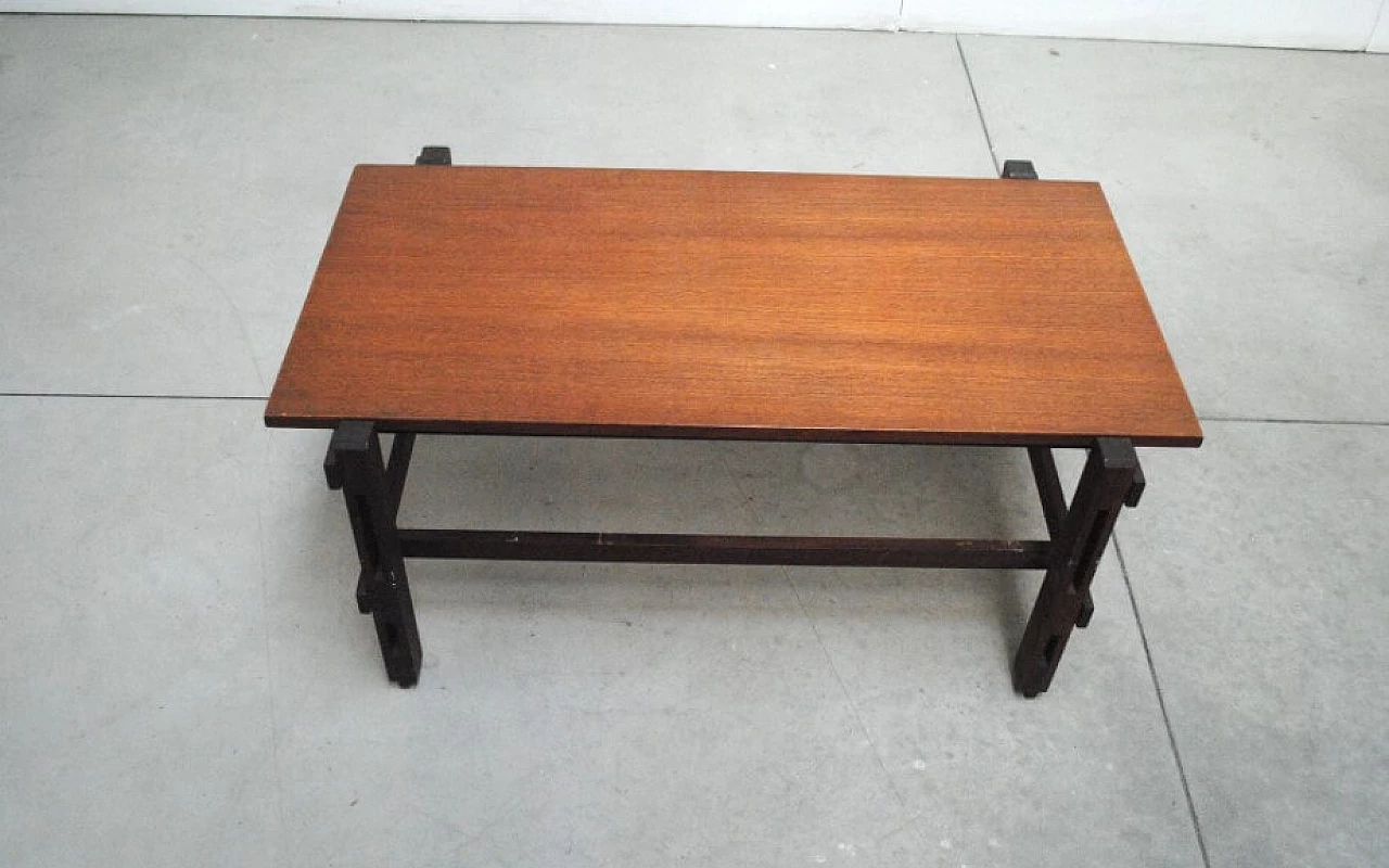Wooden coffee table by Ico Parisi, 60s 1229557